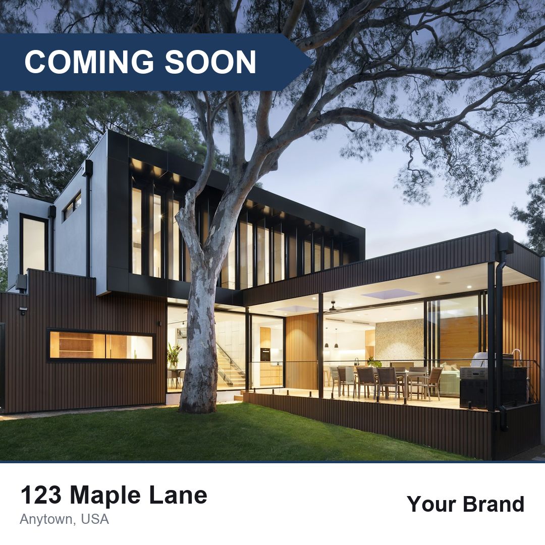 Coming Soon Post Template — Square post (1:1)