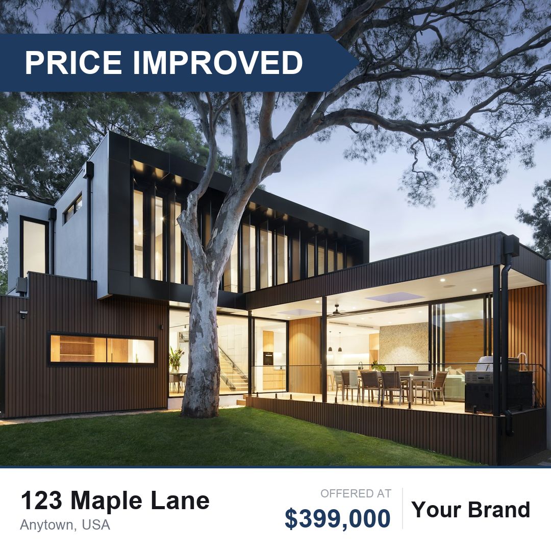 Price Reduced Post Template — Square post (1:1)